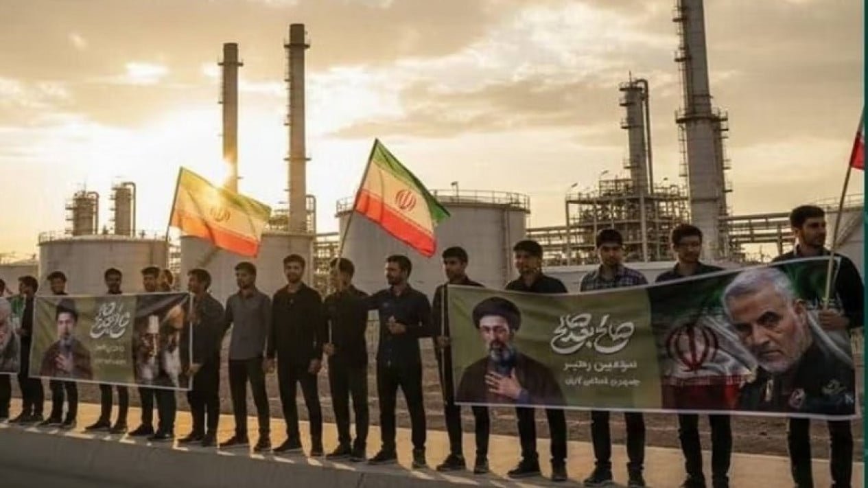 Jóvenes iraníes construyen una ‘valla humana’ alrededor de la central eléctrica que Trump quiere bombardear