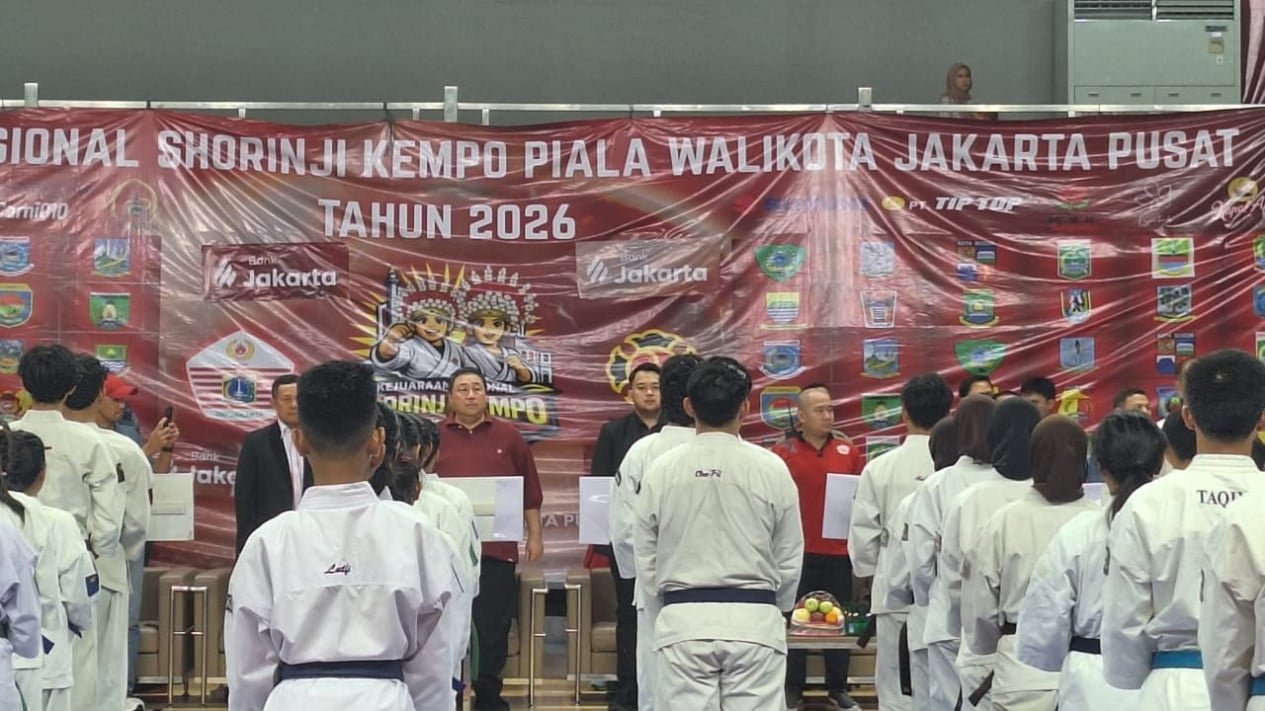Cientos de atletas participan en el Campeonato Nacional de Kempo de la Copa Mayor de Yakarta Central, convirtiéndose en un evento de preparación para PON 2027