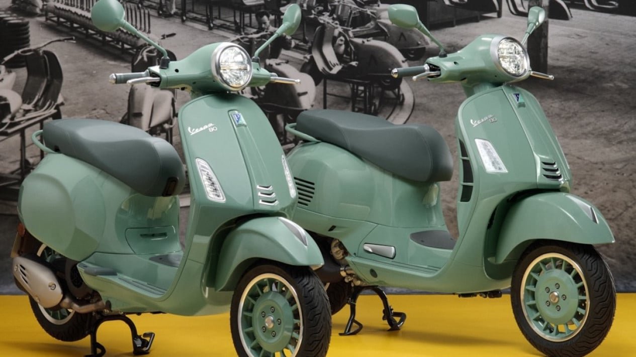El nuevo color de la Vespa de 80 años te pone nostálgico