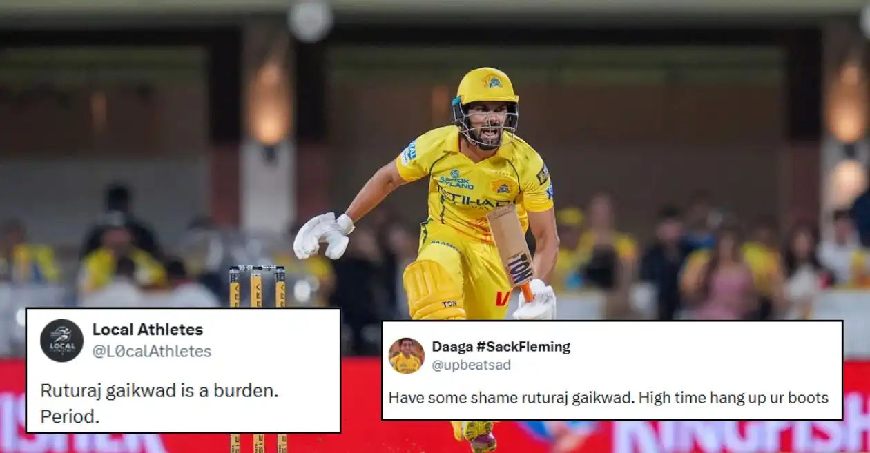 IPL 2026: Los aficionados critican a Ruturaj Gaikwad mientras la delgadez del capitán del CSK continúa en el choque contra DC