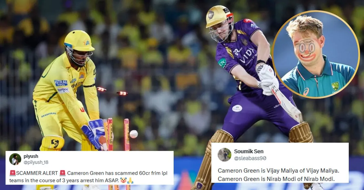 Los fanáticos provocan un festival de memes mientras la lucha de Cameron Green continúa por Kolkata Knight Riders en IPL 2026