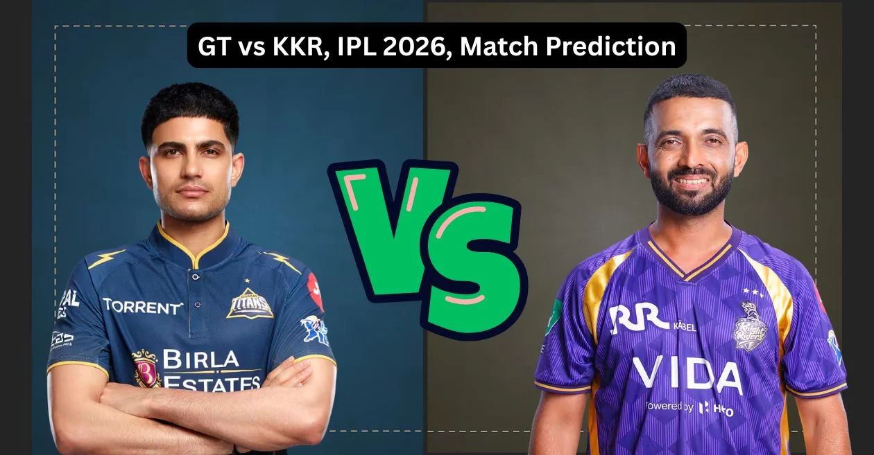 GT vs KKR, IPL 2026, predicción del partido: ¿Quién ganará el partido de hoy entre Gujarat Titans y Kolkata Knight Riders?