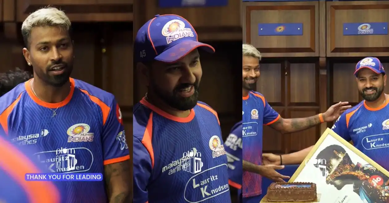 IPL 2026 (MIRAR): Hardik Pandya rinde emotivo homenaje al viaje de 15 años de Rohit Sharma con los indios de Mumbai