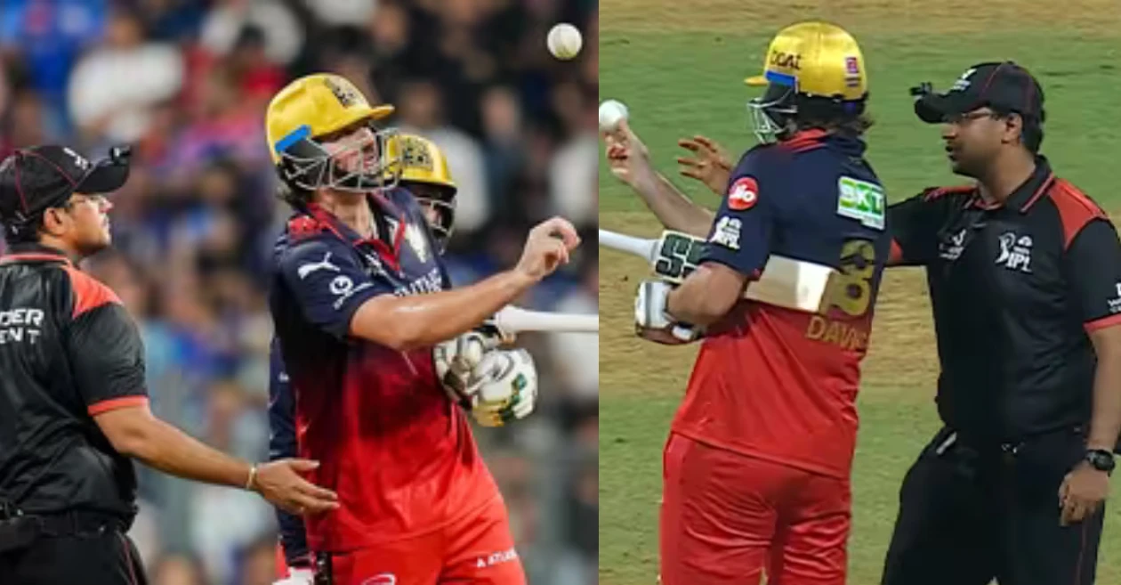 IPL 2026 (MIRAR): La negación del balón de Tim David deja a los árbitros frustrados durante el partido MI vs RCB