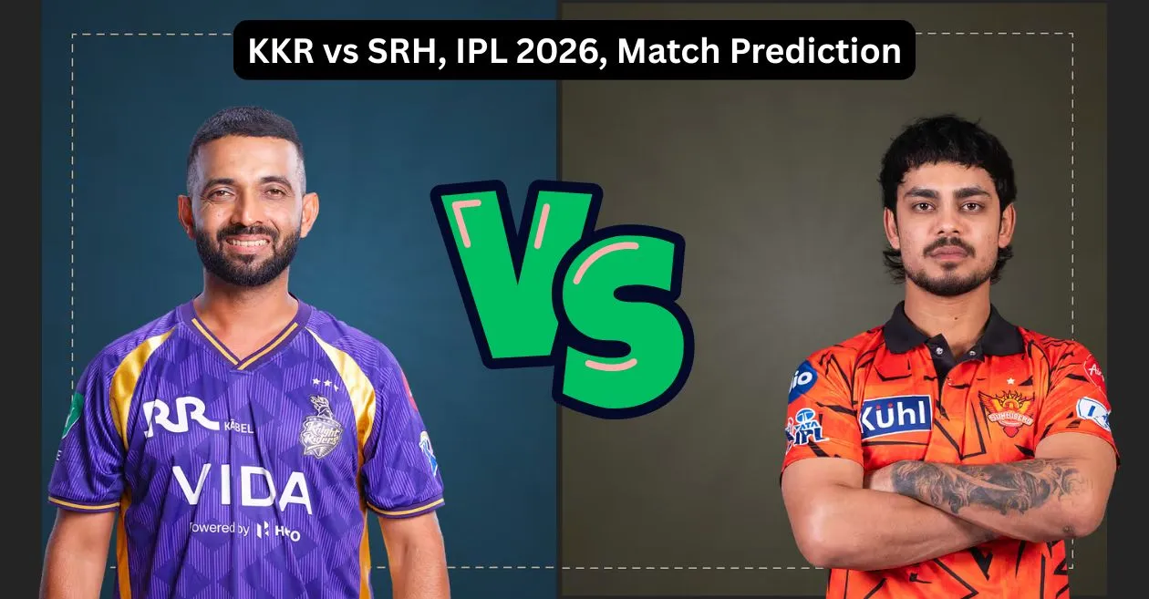 KKR vs SRH, IPL 2026, predicción del partido: ¿Quién ganará el partido de hoy entre Kolkata Knight Riders y Sunrisers Hyderabad?