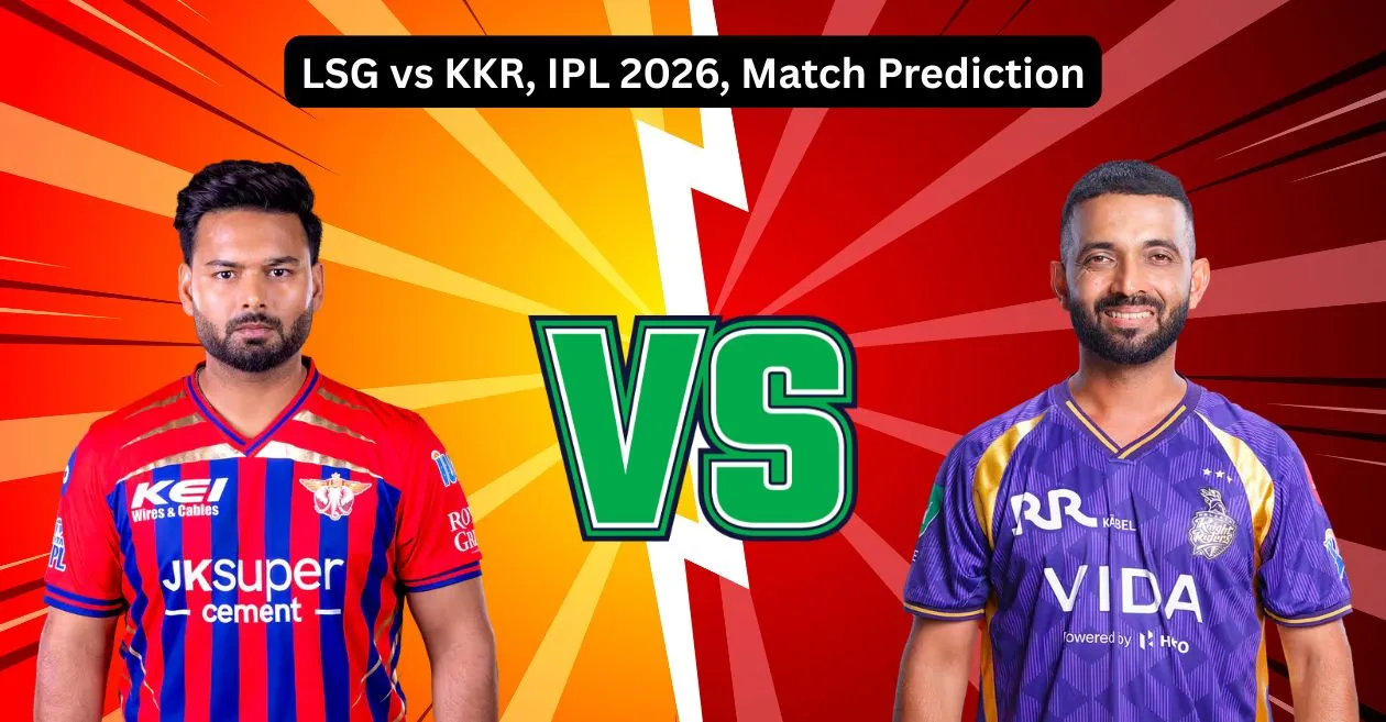 LSG vs KKR, IPL 2026, predicción del partido: ¿Quién ganará el partido de hoy entre Lucknow Super Giants y Kolkata Knight Riders?
