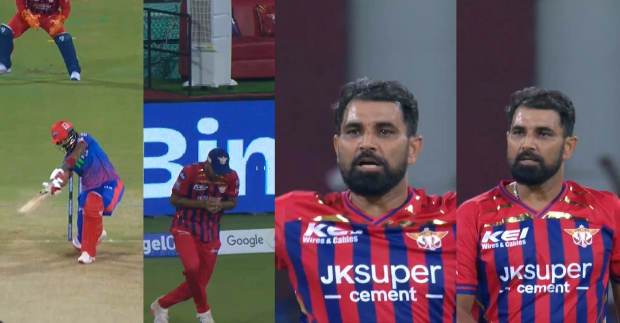 IPL 2026 (MIRAR): Mohammed Shami emocionado después de despedir a KL Rahul por un pato dorado en el choque LSG vs DC