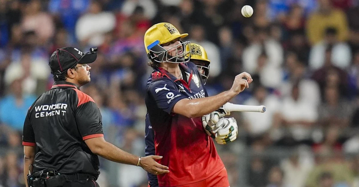 IPL 2026: el bateador de RCB Tim David sancionado por desobedecer a los árbitros en un choque de MI