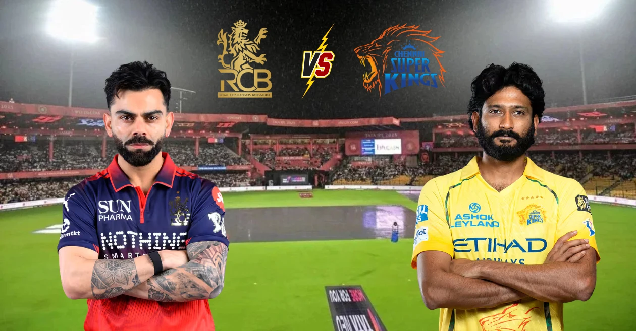 RCB vs CSK, IPL 2026: informe previo del estadio M. Chinnaswamy y pronóstico del tiempo en Bangalore