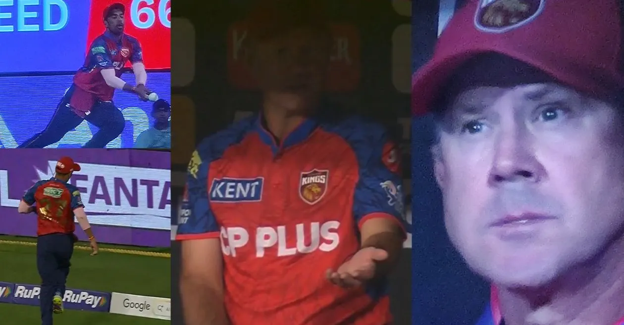 IPL 2026 (MIRAR): Ricky Ponting frustrado por los torpes esfuerzos de Shashank Singh en el campo durante el encuentro PBKS vs LSG
