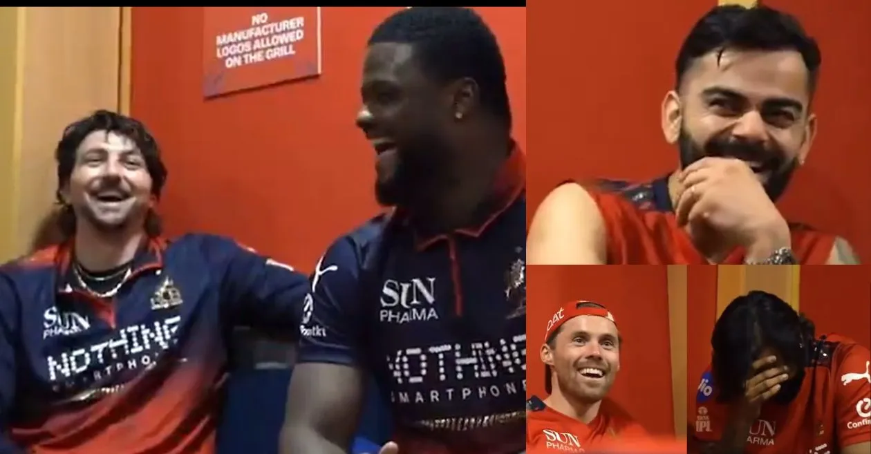 IPL 2026 (MIRAR): La divertida versión de Romario Shepherd del asalto de Tim David al CSK deja divididos a Virat Kohli y al vestuario del RCB