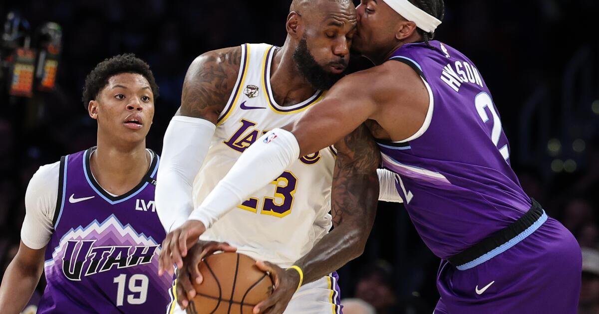 Los Lakers vencen al Jazz y abren los playoffs en casa contra Houston
